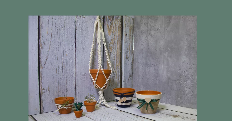 DIY macramé plante suspension