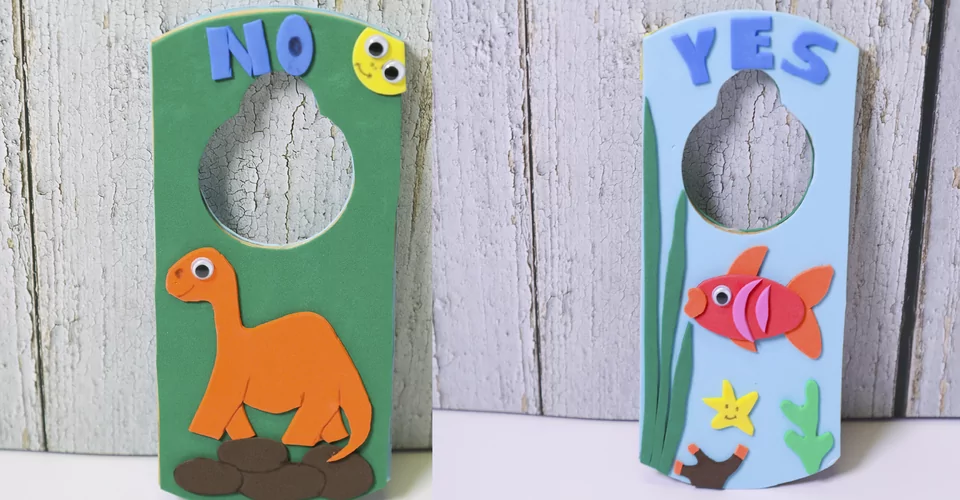 Accroche-porte en bois personnalisé