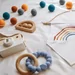 Bijtring ster soft blauw