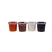 Finger paint 150 g. Orange, brown, white and black