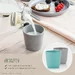 Growing cup, 2er Set, bluegrey
