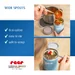 ColourDesign geïsoleerde opbergdoos, 300 ml, blauw