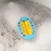 Thermomètre de bain ovale - bleu