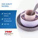 Set de vaisselle en silicone 4 pièces