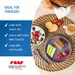 Set de vaisselle en silicone 4 pièces