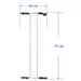 Barrière de sécurité MyGate, rallonge 20 cm