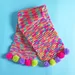 Pompom scarf