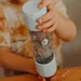 DIY rustgevende fles sneeuw