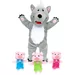 Marionnette à main - Les 3 petits cochons