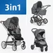 BiteSafe mosquito net for stroller, black