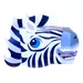 Maskers knutselen - Zebra 3D