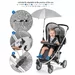 ShineSafe+ pushchair sunshade, grey-melange