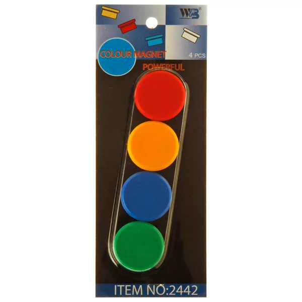 4  aiments ronds de fixation 30 mm