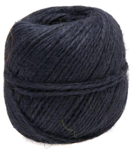 Jute rope 100 g blue, ca. 60 - 65 m, 1,5 - 2 mm | Creamats