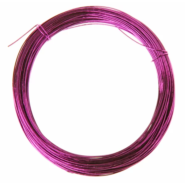 Fil métalique 20 m x 0,32 mm mauve
