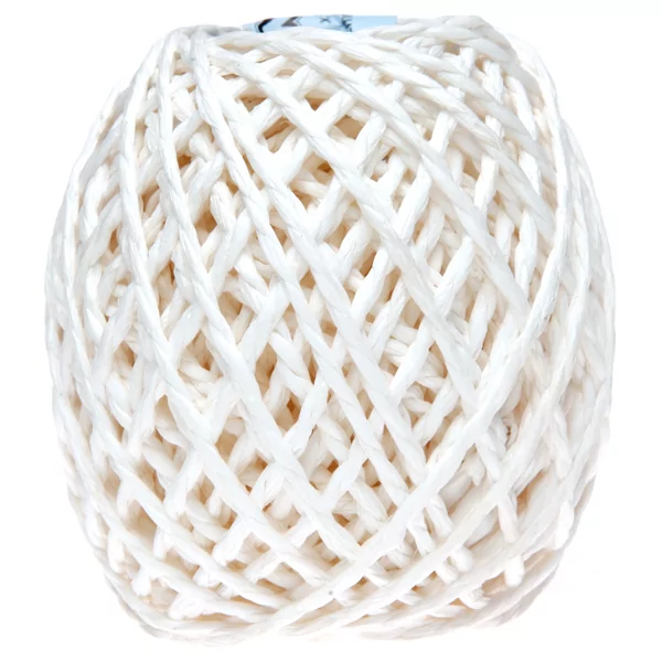 Paper rope white 2 mm x 25 mm