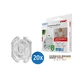 Stopcontactbeveiliging, kleefbaar, transparant, 20 stuks