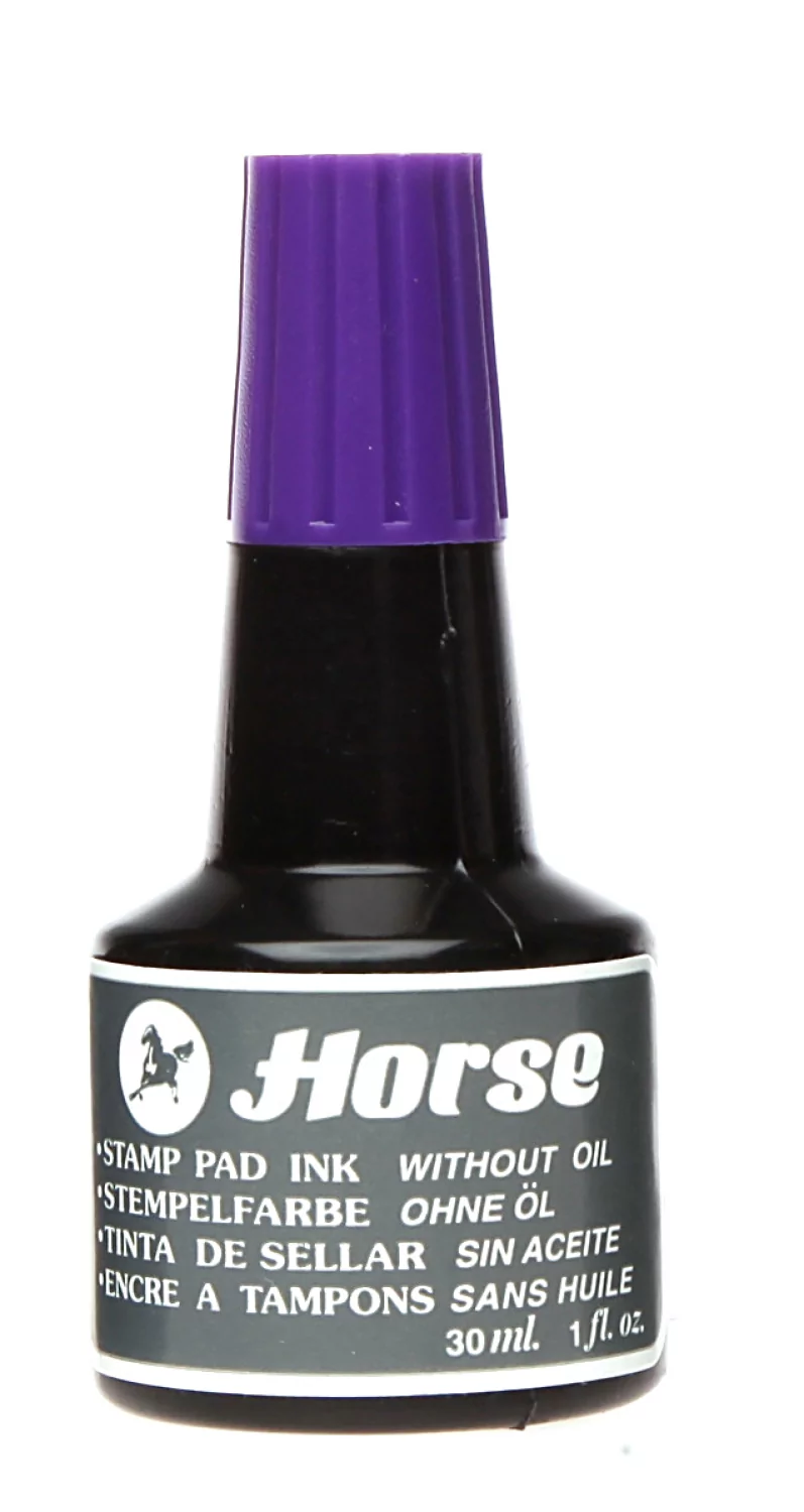 Stamp ink without oil 28 ml purple