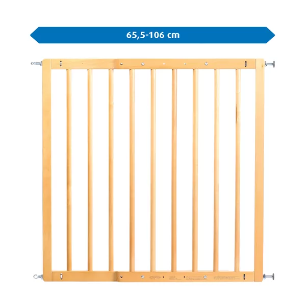 Basis wandgemonteerd hek, hout