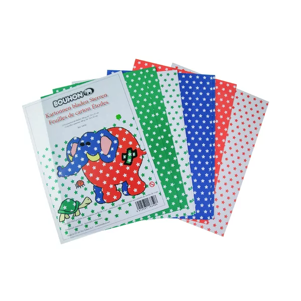 Feuilles de carton A4 300 g/m² Étoiles