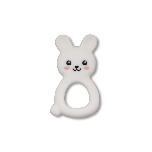 Bunny teethers (jellies range) white