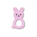 Bunny teethers (jellies range) pink