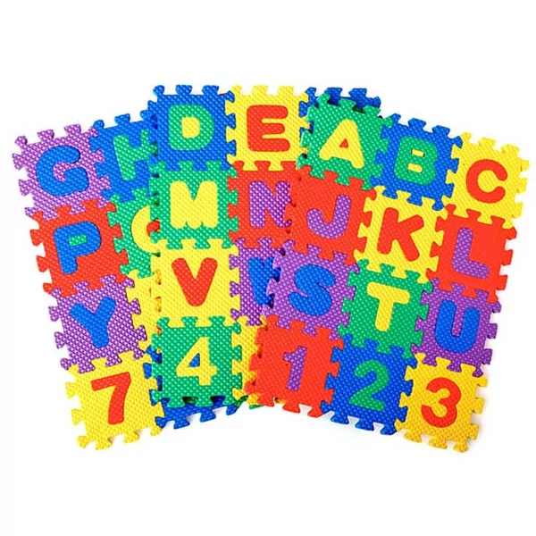Scheiden Adviseur Vermelding Zakje met cijfers en alphabet in knutselrubber 32mm hoog | Creamats