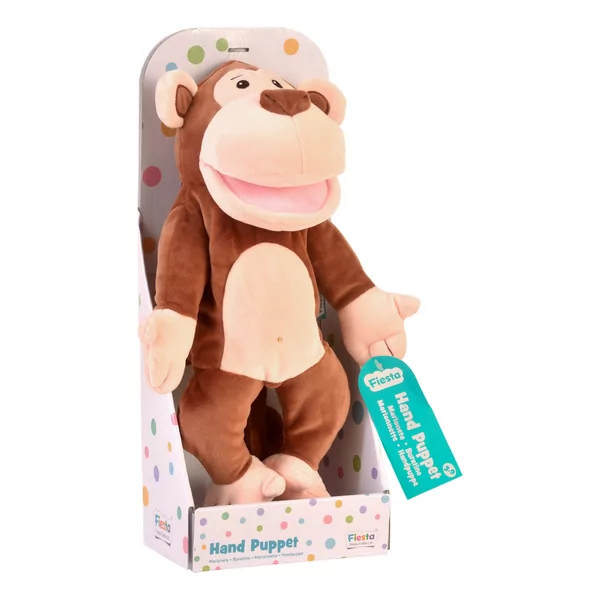Marionnette à main - singe avec bouche mobile | Creamats