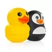 MyHappyBath Toys duck & penguin bath animals
