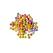 Zak met 100 watten bollen carnaval mix 18 mm