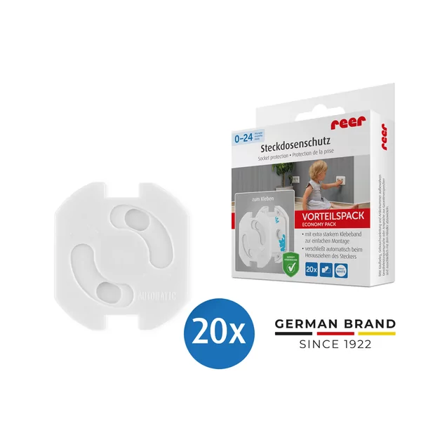 Protection pour prise, adhesive, 20 pièces