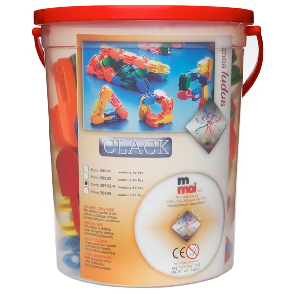 Clack - Seau avec 52 éléments