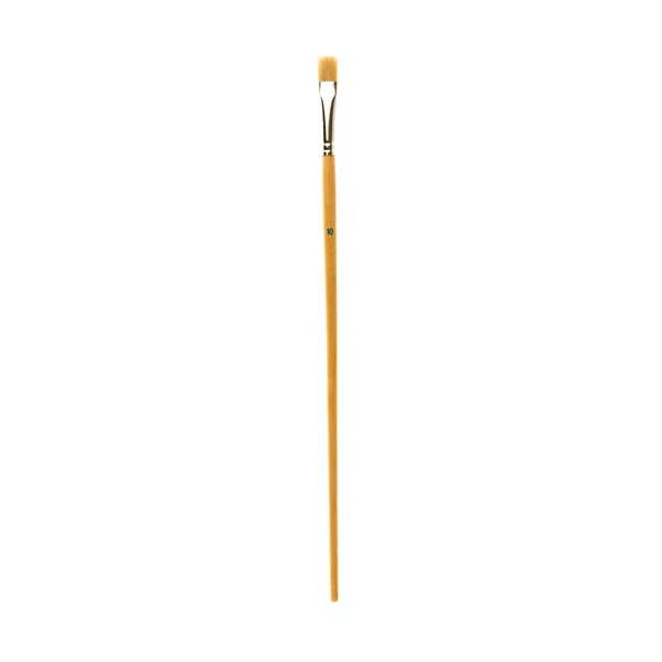 Brush flat n° 10 long handle