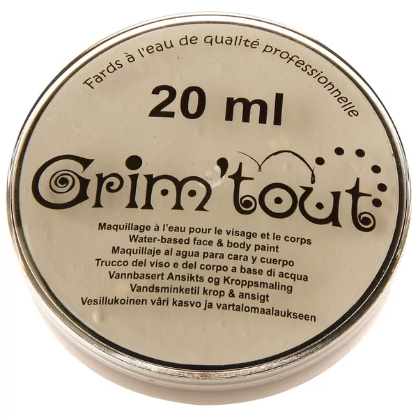 Galet 20ml GRIM'TOUT - blanc