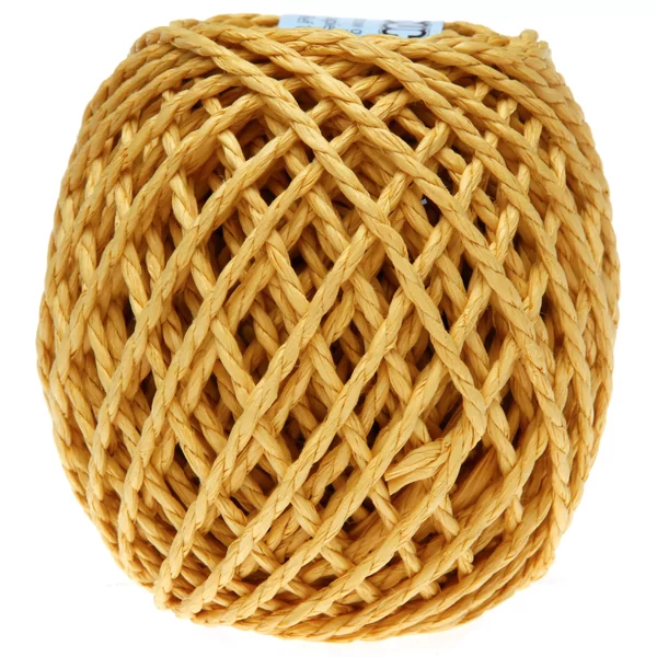 Ficelle papier jaune 2 mm x 25 m