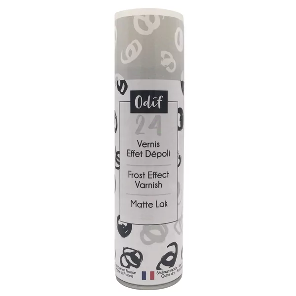 Vernis met mat glas effect 250 ml spuitbus