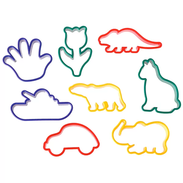 Formes pour pâte à model (main, voiture, tulip,..)