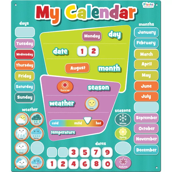 Large magnetic calendar (English)