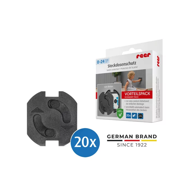 Protection pour prise, adhesive, 20 pièces