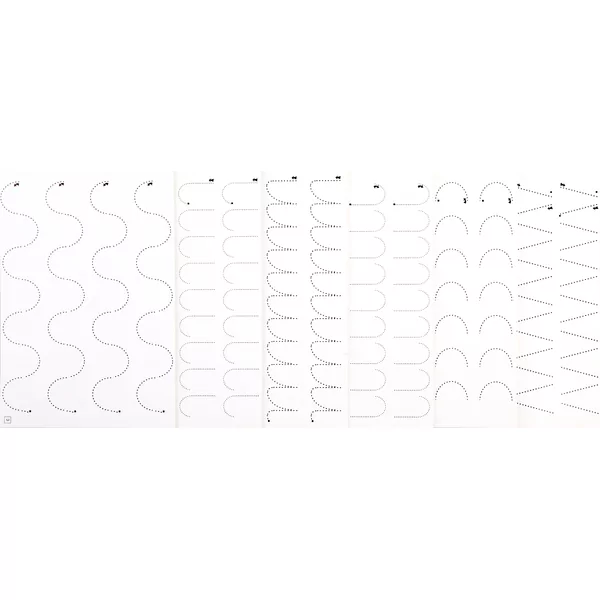 24 Cartes éffaçables, Motricité graphique, 13,5 x 20 cm