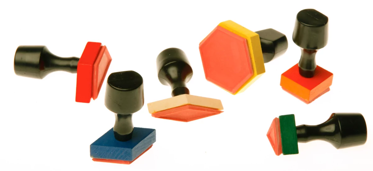Pattern block stamps | Creamats