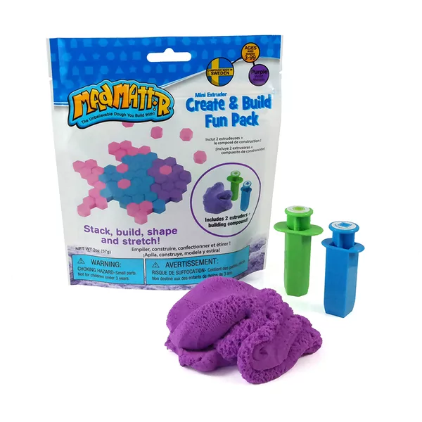 Creëer en bouw set 57 g paars Mad Mattr