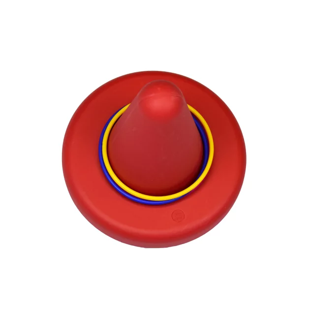 2in1 balance stool and hoopla game, red | Creamats