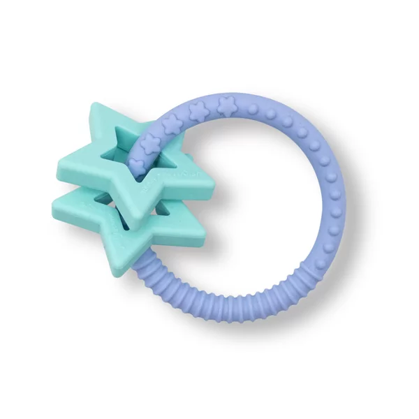 Star Teether Soft blue