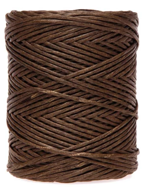 Paper rope with metal wire ca. 100 m brown | Creamats