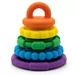 Rainbow stacker teether and toy rainbow