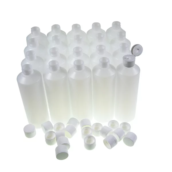 20 empty bottles 500 ml HDPE + caps