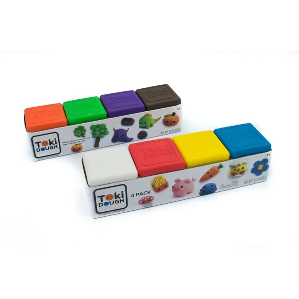 6 x Toki Dough-4 Kleuren pack- 2 assortimenten