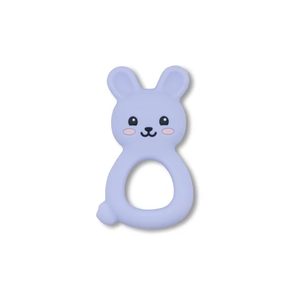 Anneaux de dentition bunny (gamme jellies) Bleu doux