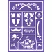 Makeup stencils knight and pirate  theme